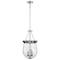 Nuvo Boliver 3-Light Pendant 11 in. Brushed Nickel Clear Seeded Glass 60/7802 - alternate 2